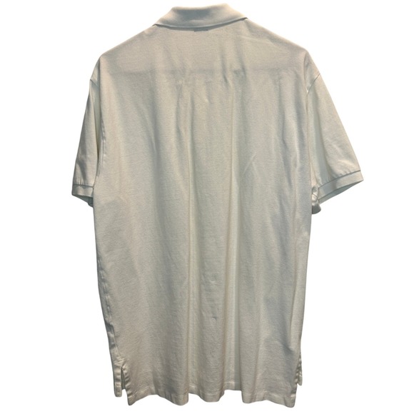 Polo Ralph Lauren Classic‎ Fit Cream Polo Shirt Men's XL Pony Logo Casual Top - Picture 3 of 5